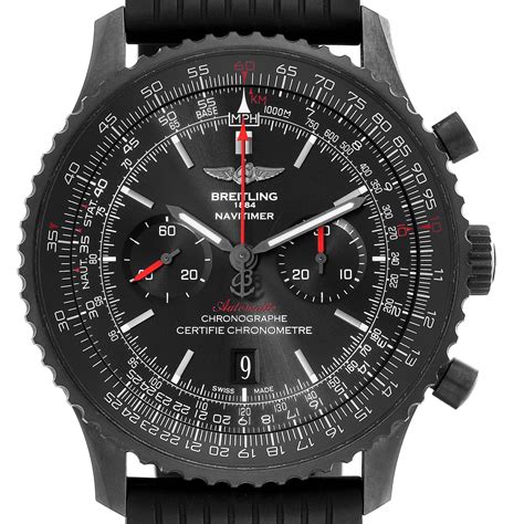 breitling navitimer black steel mb0128|Hands.